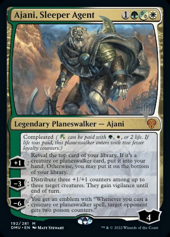 Ajani, Sleeper Agent (Promo Pack) [Dominaria United Promos] | PLUS EV GAMES 