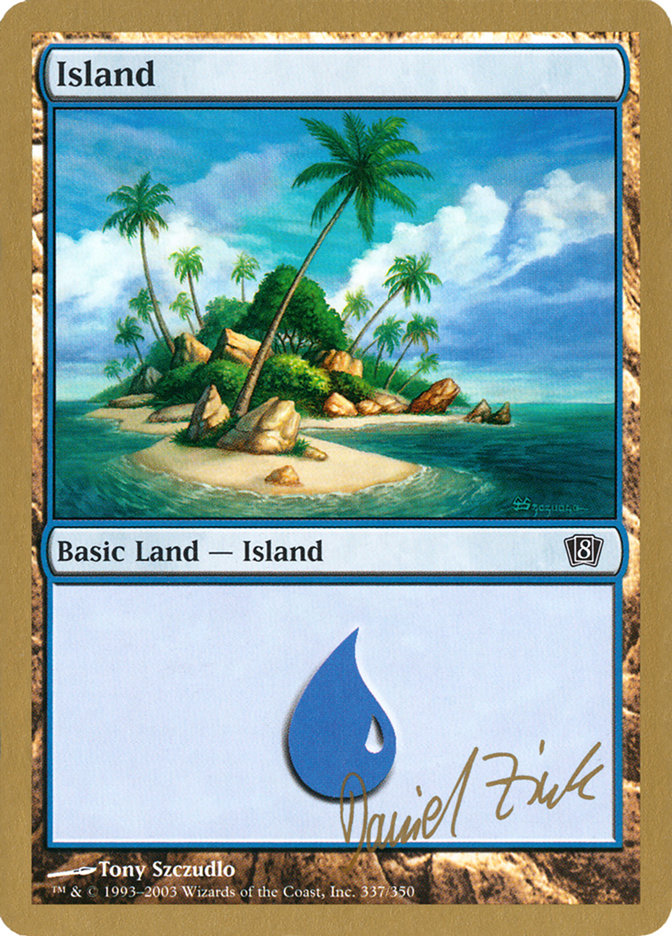 Island (dz337) (Daniel Zink) [World Championship Decks 2003] | PLUS EV GAMES 