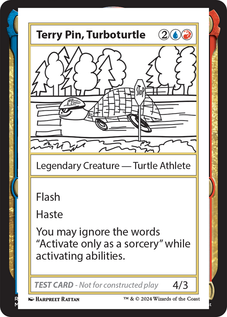 Terry Pin, Turboturtle [Mystery Booster 2 Playtest Cards] | PLUS EV GAMES 