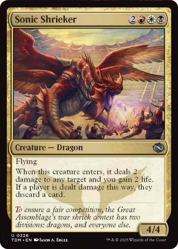 Sonic Shrieker [Tarkir: Dragonstorm] | PLUS EV GAMES 
