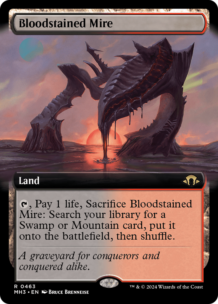 Bloodstained Mire (Extended Art) [Modern Horizons 3] | PLUS EV GAMES 