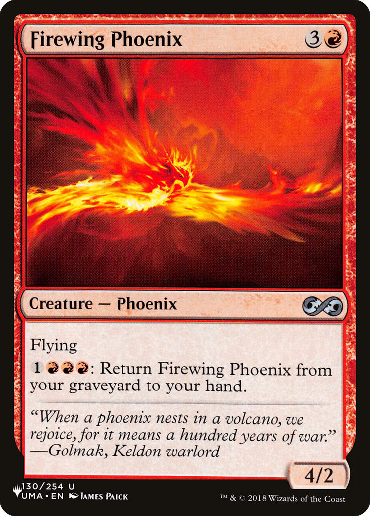 Firewing Phoenix [The List Reprints] | PLUS EV GAMES 