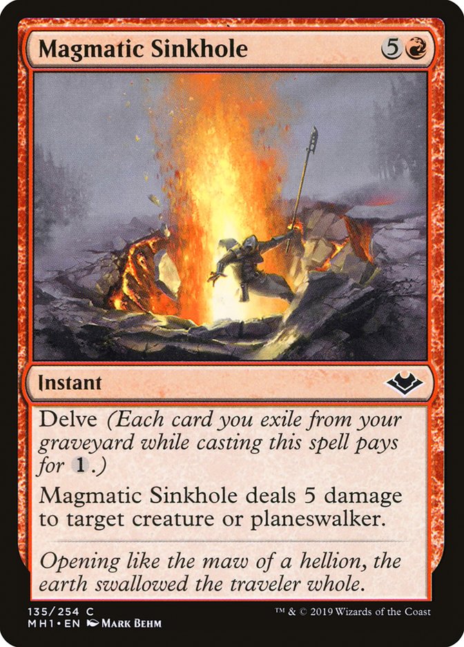 Magmatic Sinkhole [Modern Horizons] | PLUS EV GAMES 