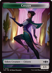Eldrazi // Citizen Double-Sided Token [Tarkir: Dragonstorm Commander Tokens] | PLUS EV GAMES 
