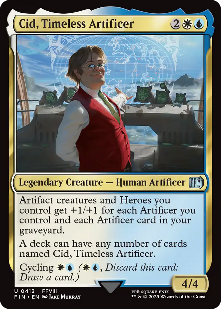 Cid, Timeless Artificer (0413) [FINAL FANTASY] | PLUS EV GAMES 