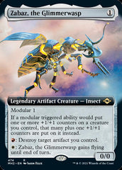 Zabaz, the Glimmerwasp (Extended Art) [Modern Horizons 2] | PLUS EV GAMES 