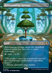 Rejuvenating Springs (Borderless Alternate Art) [Commander Masters] | PLUS EV GAMES 