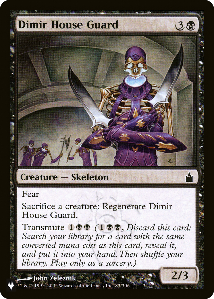 Dimir House Guard [The List Reprints] | PLUS EV GAMES 