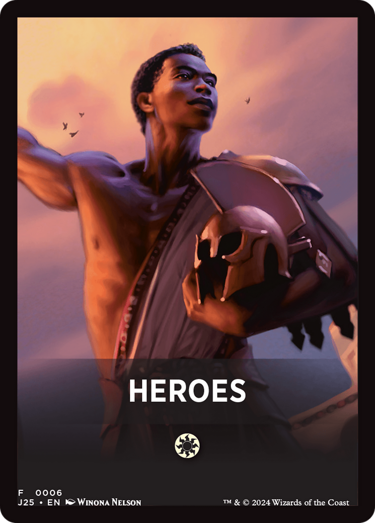 Heroes Theme Card [Foundations Jumpstart Front Cards] | PLUS EV GAMES 