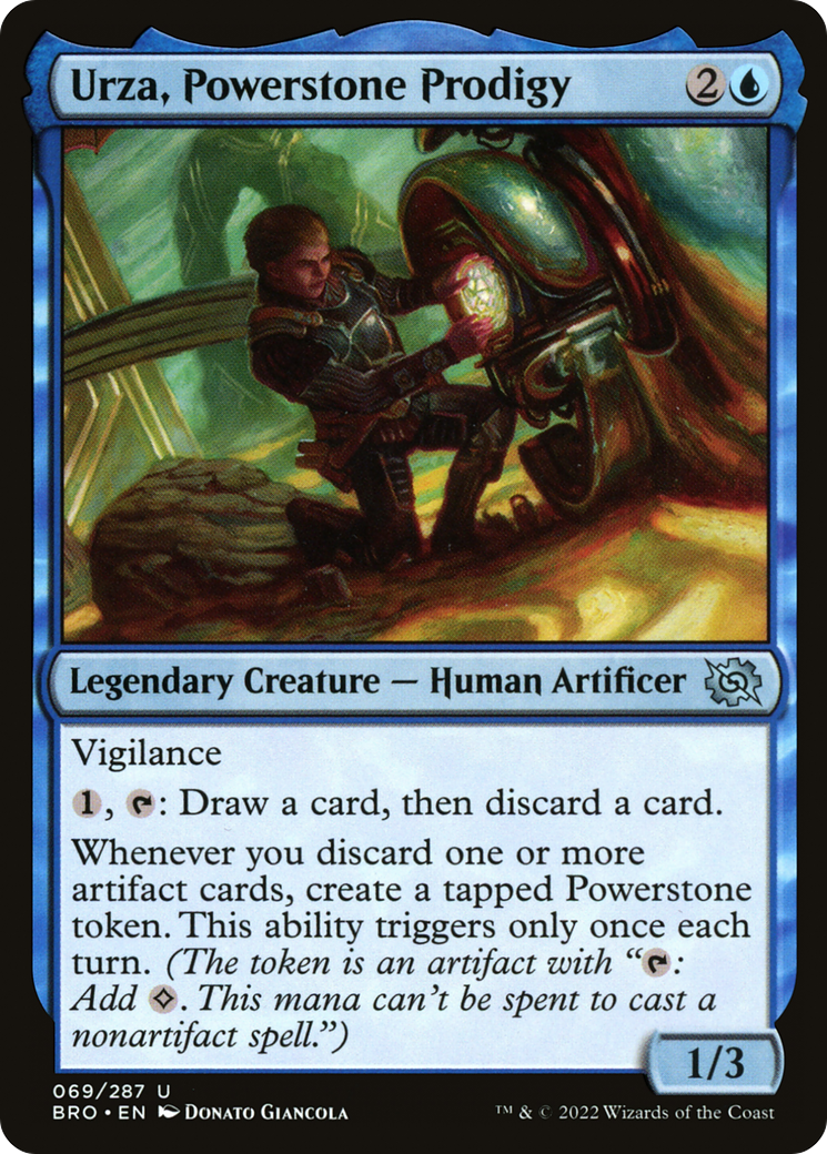 Urza, Powerstone Prodigy [The Brothers' War]