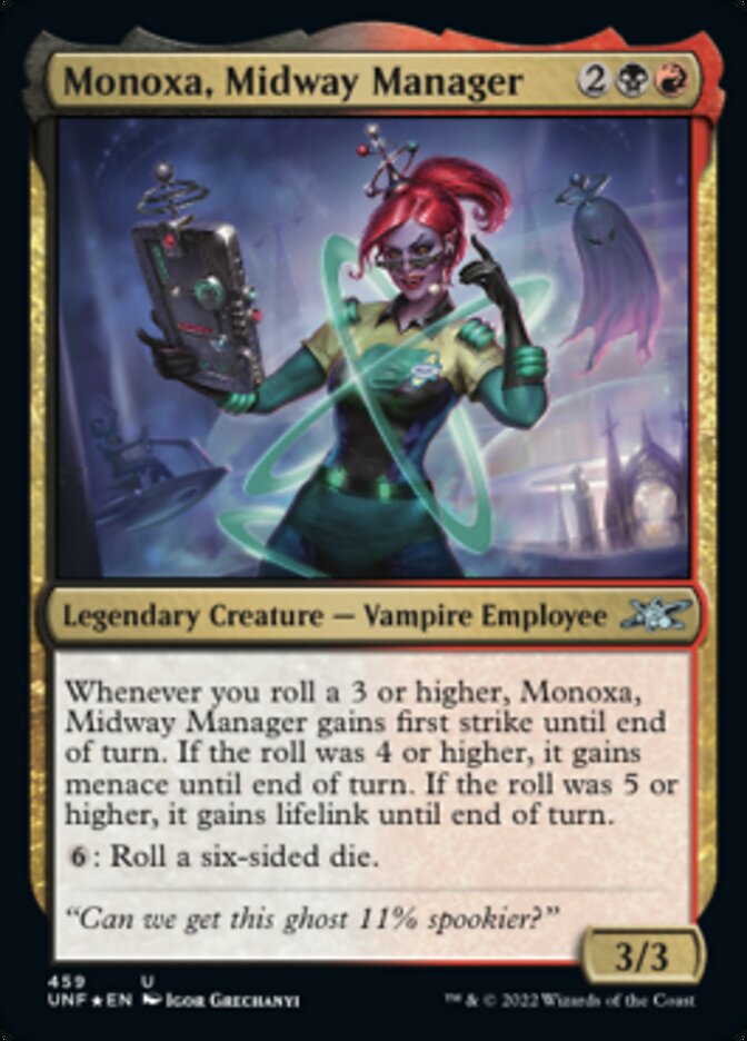 Monoxa, Midway Manager (Galaxy Foil) [Unfinity] | PLUS EV GAMES 