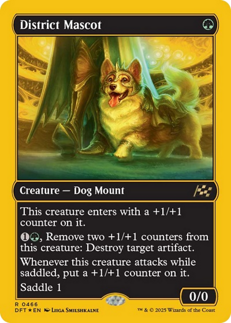 District Mascot (First-Place Foil) [Aetherdrift] | PLUS EV GAMES 