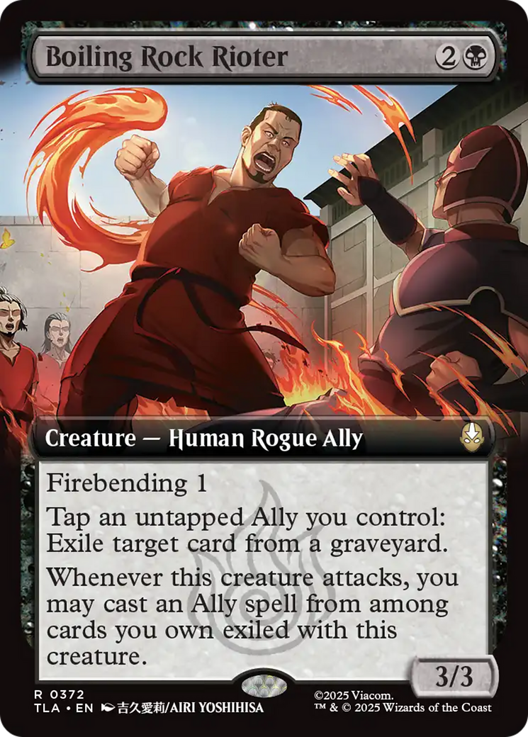 Boiling Rock Rioter (Extended Art) [Avatar: The Last Airbender] | PLUS EV GAMES 