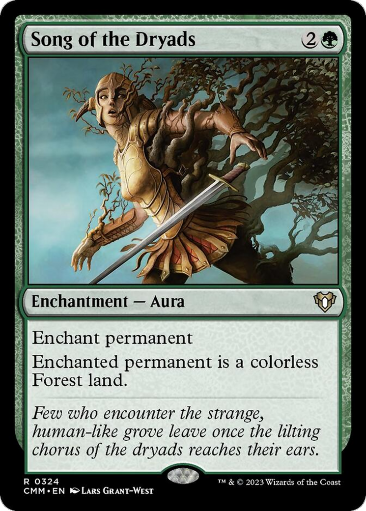 Song of the Dryads [Commander Masters] | PLUS EV GAMES 