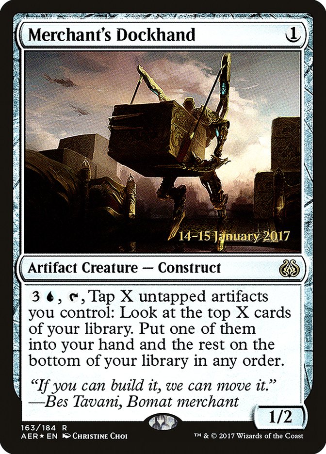 Merchant's Dockhand [Aether Revolt Prerelease Promos] | PLUS EV GAMES 