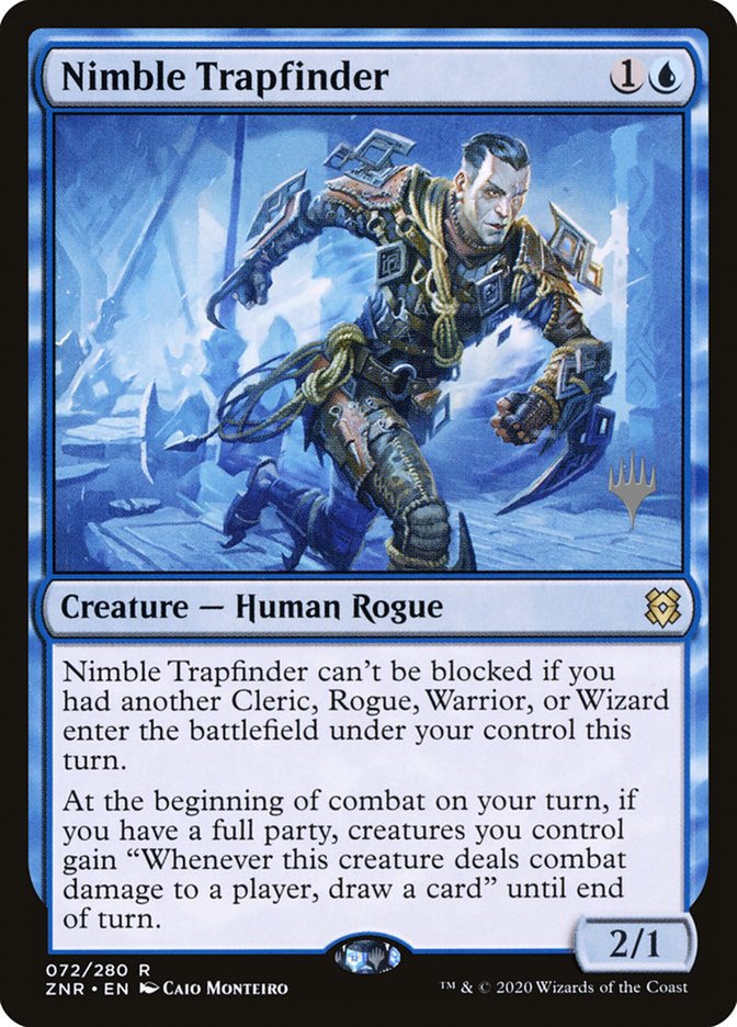 Nimble Trapfinder (Promo Pack) [Zendikar Rising Promos] | PLUS EV GAMES 