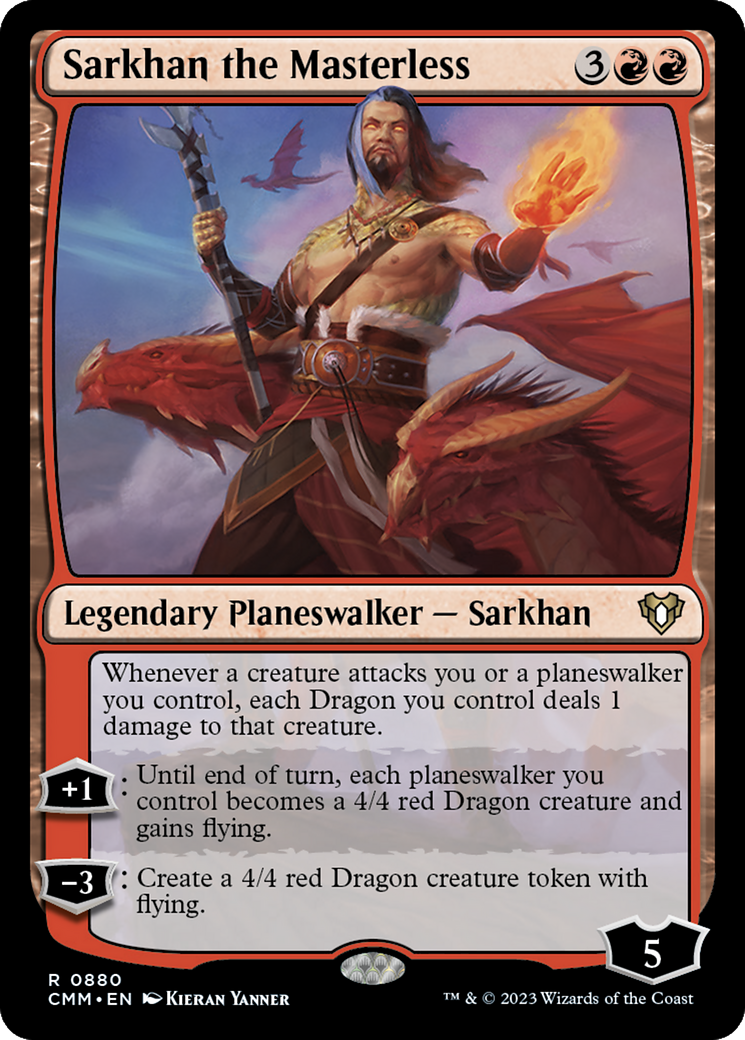 Sarkhan the Masterless [Commander Masters] | PLUS EV GAMES 