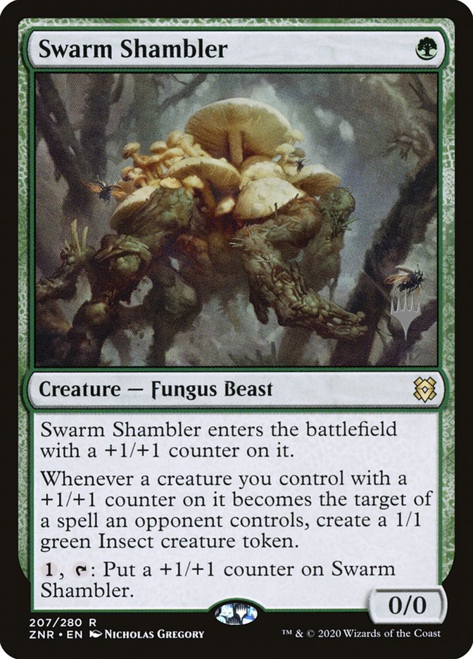 Swarm Shambler (Promo Pack) [Zendikar Rising Promos] | PLUS EV GAMES 