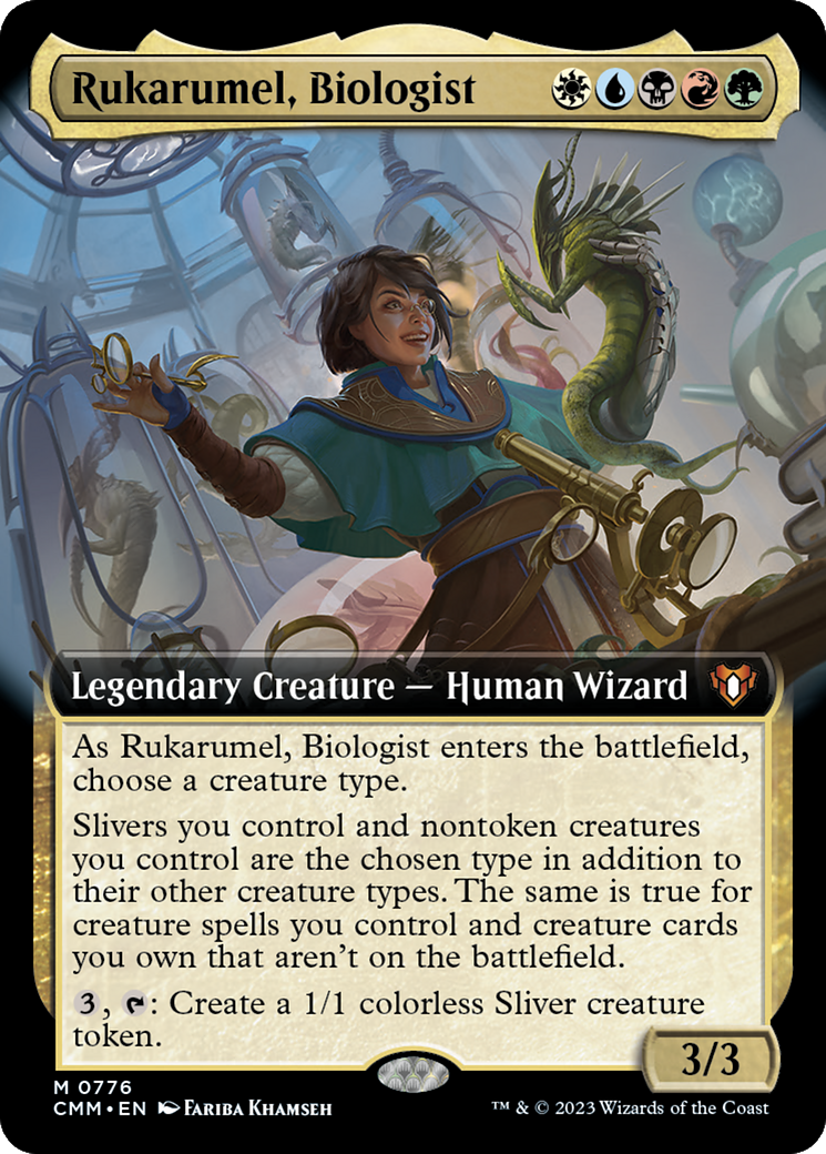 Rukarumel, Biologist (Extended Art) [Commander Masters] | PLUS EV GAMES 