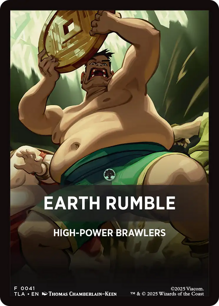 Earth Rumble Theme Card [Avatar: The Last Airbender Tokens] | PLUS EV GAMES 