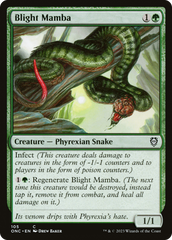 Blight Mamba [Phyrexia: All Will Be One Commander] | PLUS EV GAMES 