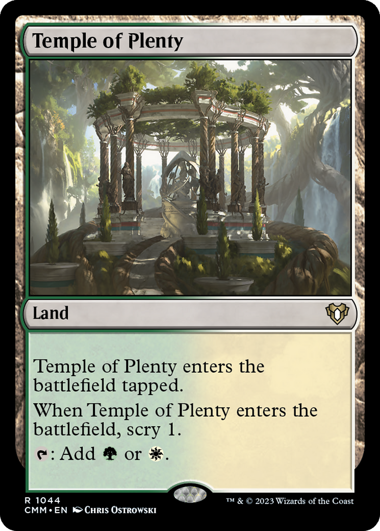 Temple of Plenty [Commander Masters] | PLUS EV GAMES 