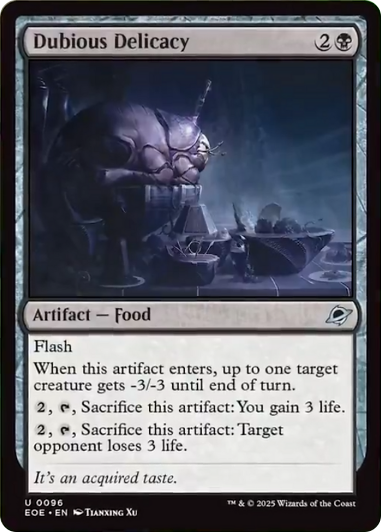 Dubious Delicacy [Edge of Eternities] | PLUS EV GAMES 
