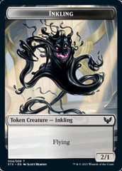 Elemental // Inkling Double-Sided Token [Strixhaven: School of Mages Tokens] | PLUS EV GAMES 