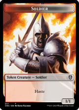 Soldier (017) // Eldrazi Double-Sided Token [Phyrexia: All Will Be One Commander Tokens]