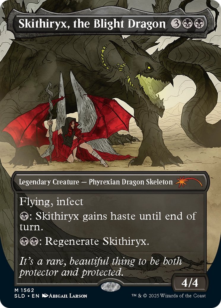 Skithiryx, the Blight Dragon (Rainbow Foil) [Secret Lair Drop Series] | PLUS EV GAMES 