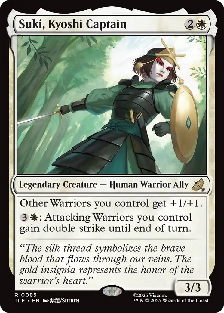 Suki, Kyoshi Captain [Avatar: The Last Airbender: Eternal-Legal] | PLUS EV GAMES 
