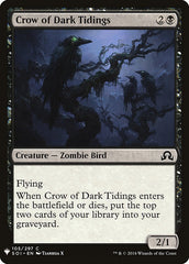 Crow of Dark Tidings [Mystery Booster] | PLUS EV GAMES 