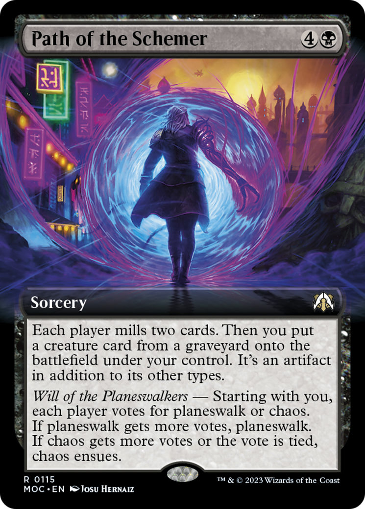 Path of the Schemer (Extended Art) [March of the Machine Commander] | PLUS EV GAMES 