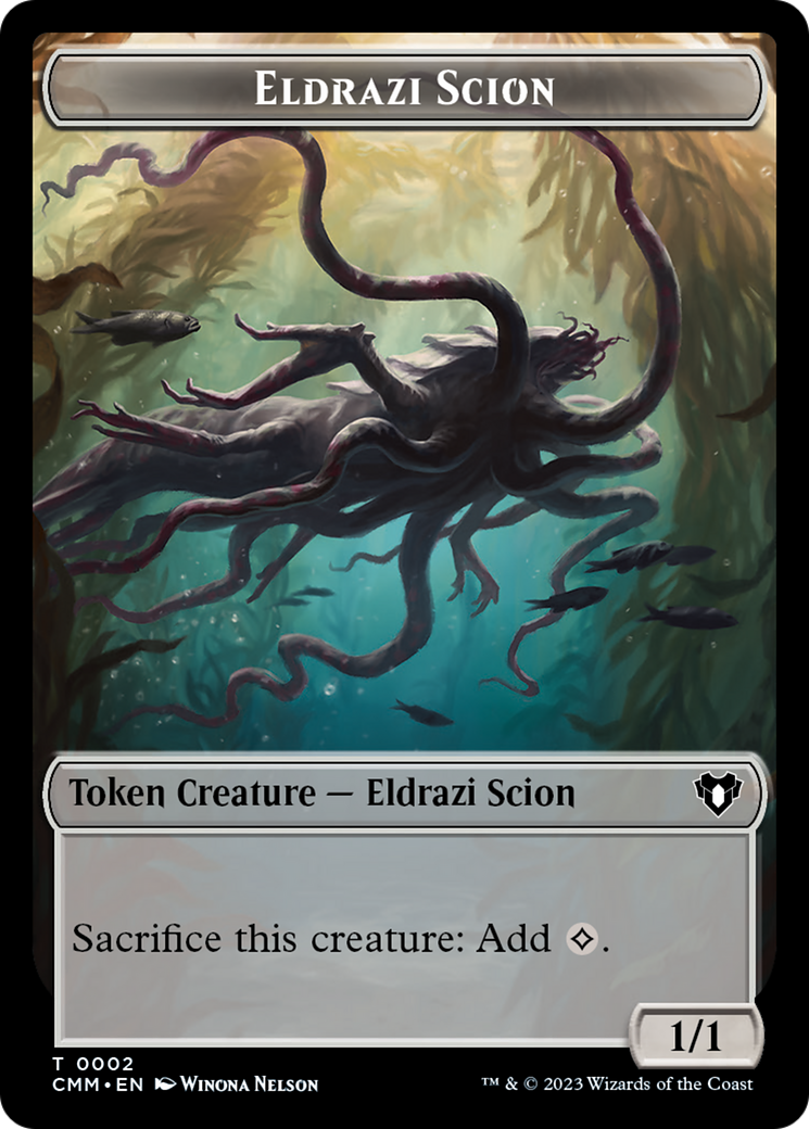 Eldrazi Scion // Myr Double-Sided Token [Commander Masters Tokens] | PLUS EV GAMES 