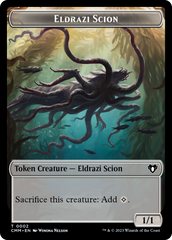 Manifest // Eldrazi Scion Double-Sided Token [Commander Masters Tokens] | PLUS EV GAMES 