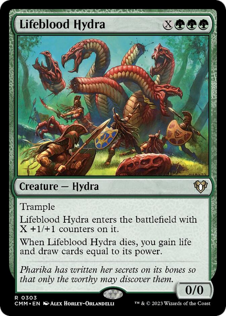 Lifeblood Hydra [Commander Masters] | PLUS EV GAMES 