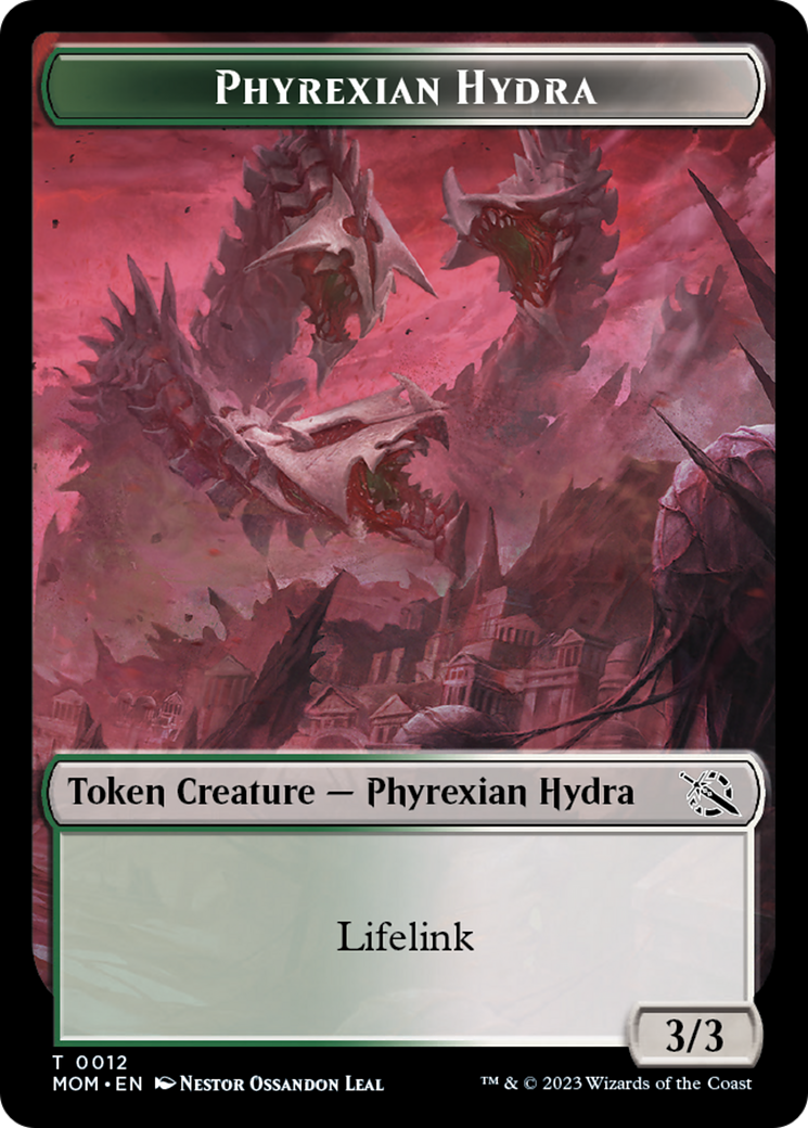 Phyrexian Hydra Token (12) [March of the Machine Tokens] | PLUS EV GAMES 