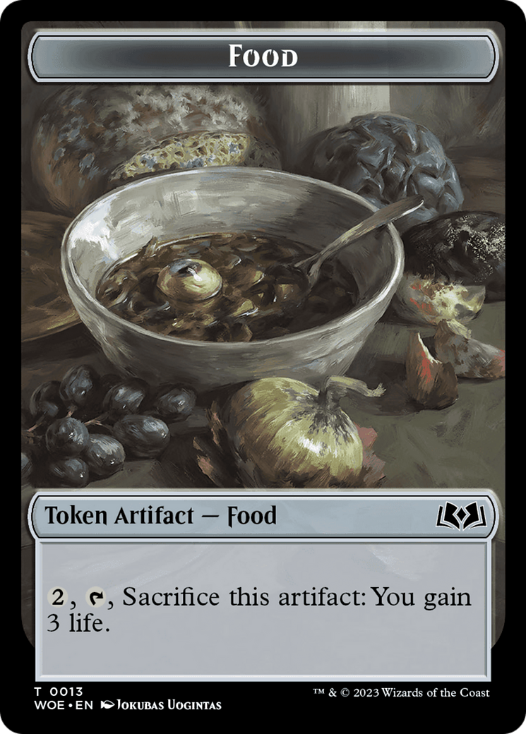 Mouse // Food (0013) Double-Sided Token [Wilds of Eldraine Tokens] | PLUS EV GAMES 