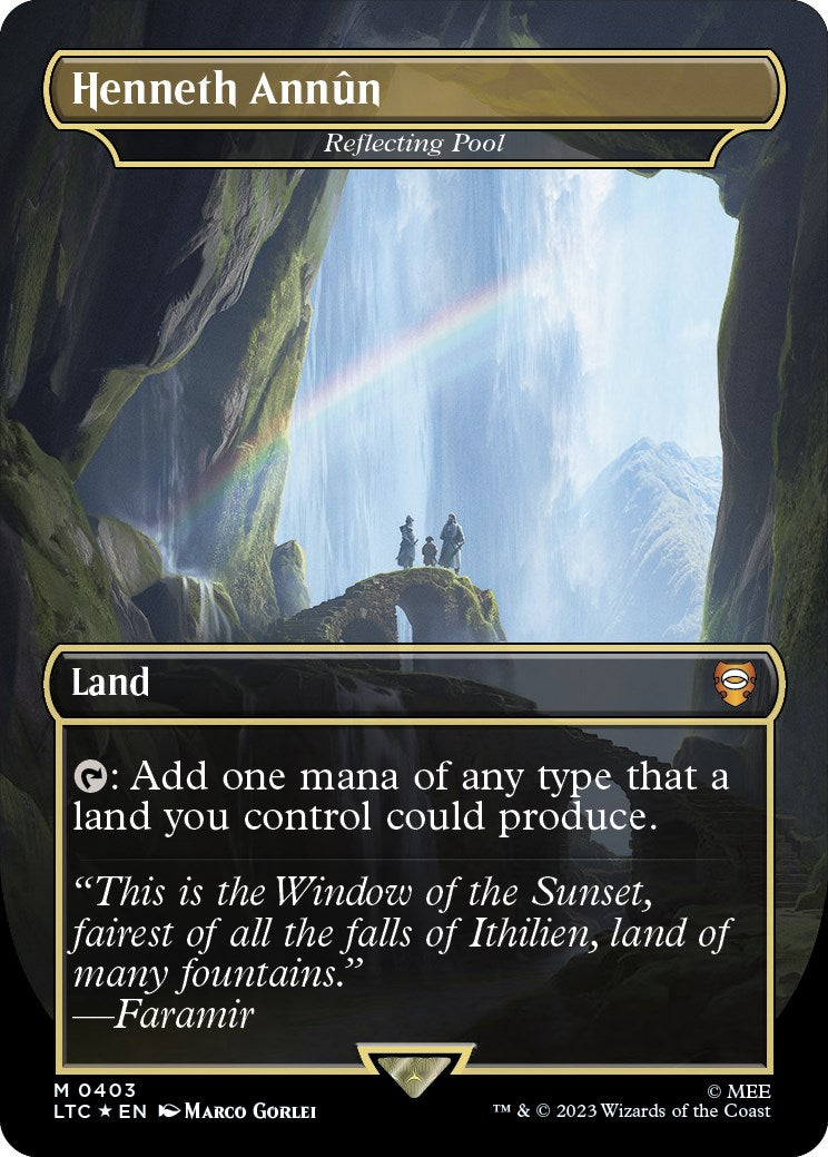 Henneth Annun - Reflecting Pool (Surge Foil Realms and Relics) [The Lord of the Rings: Tales of Middle-Earth Commander] | PLUS EV GAMES 