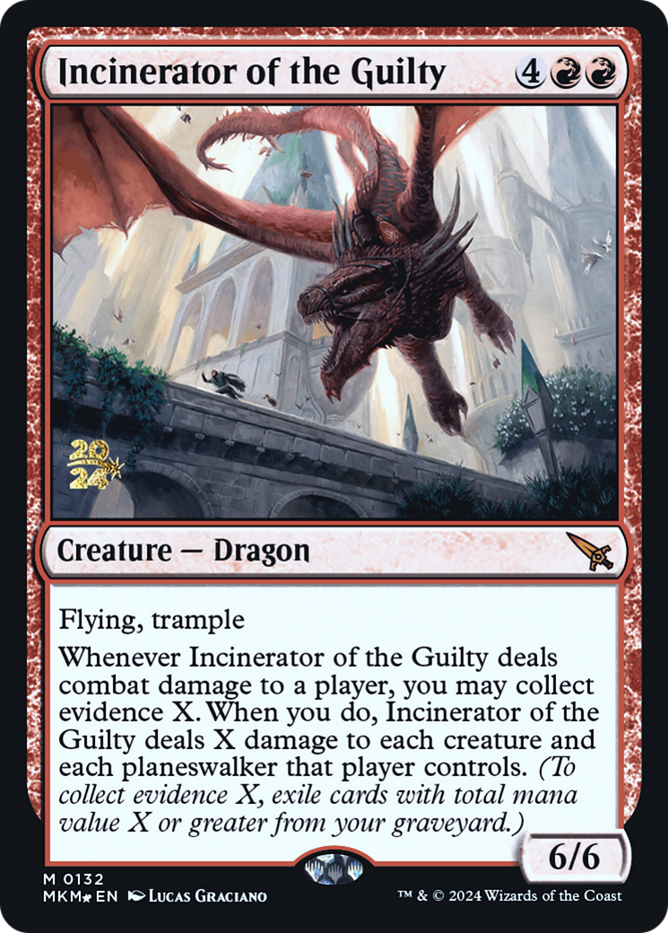 Incinerator of the Guilty [Murders at Karlov Manor Prerelease Promos] | PLUS EV GAMES 