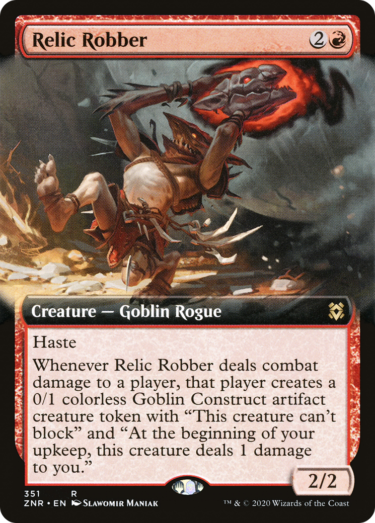 Relic Robber (Extended) [Zendikar Rising Extended Art]