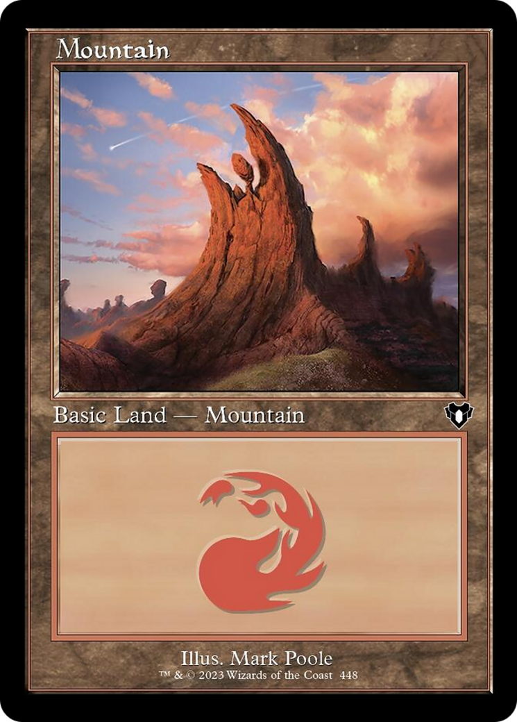 Mountain (448) (Retro) [Commander Masters] | PLUS EV GAMES 