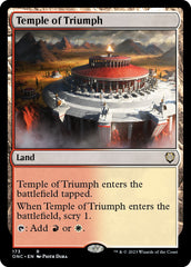 Temple of Triumph [Phyrexia: All Will Be One Commander] | PLUS EV GAMES 