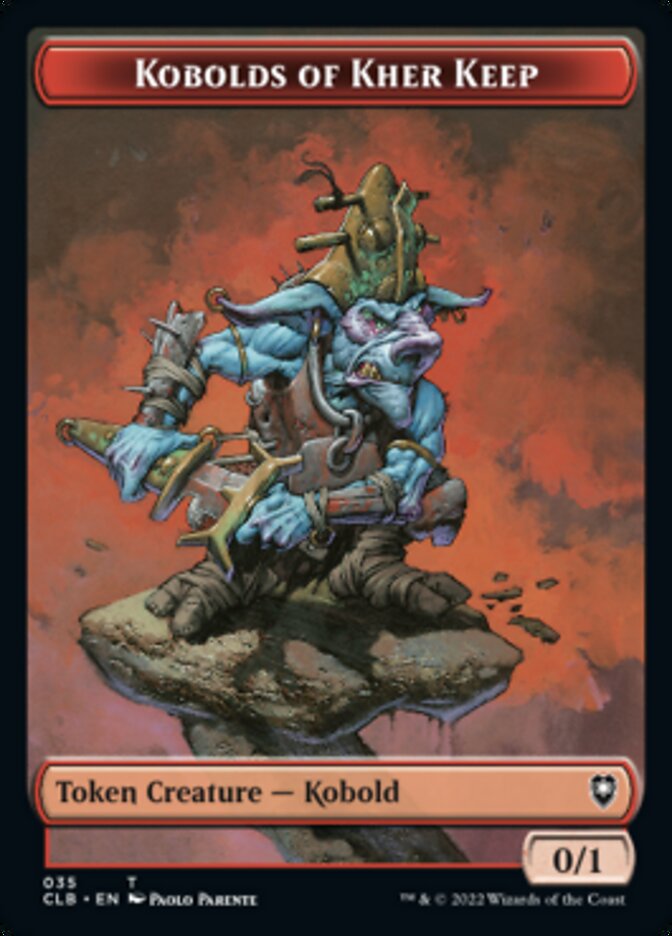 Kobolds of Kher Keep // Treasure Double-Sided Token [Commander Legends: Battle for Baldur's Gate Tokens] | PLUS EV GAMES 