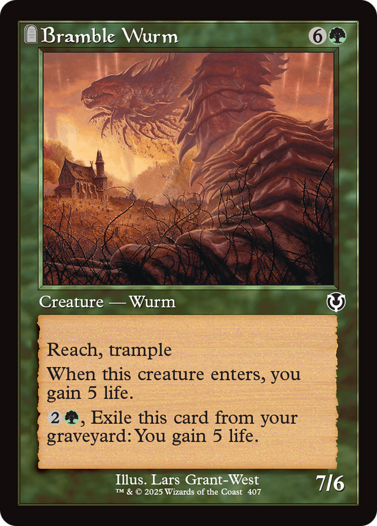 Bramble Wurm (Retro Frame) [Innistrad Remastered] | PLUS EV GAMES 