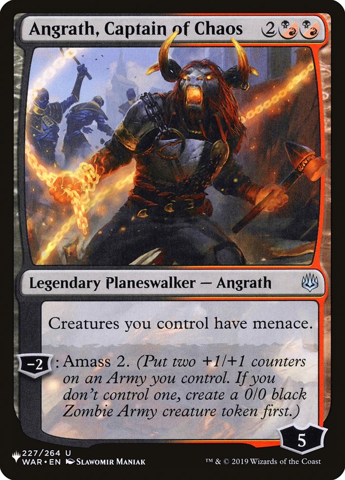 Angrath, Captain of Chaos [The List] | PLUS EV GAMES 