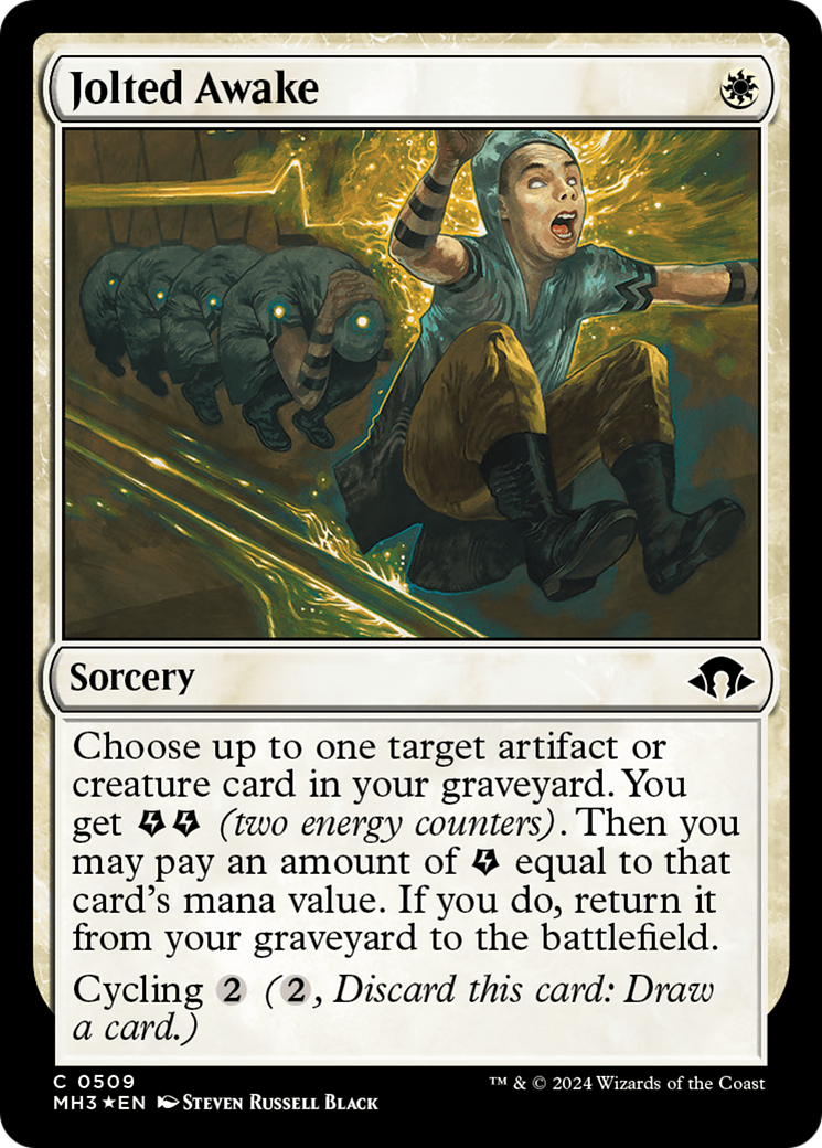 Jolted Awake (Ripple Foil) [Modern Horizons 3] | PLUS EV GAMES 