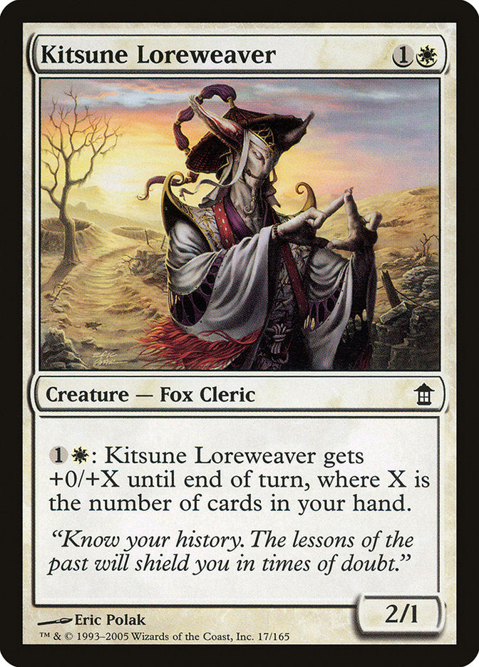 Kitsune Loreweaver [Saviors of Kamigawa] | PLUS EV GAMES 