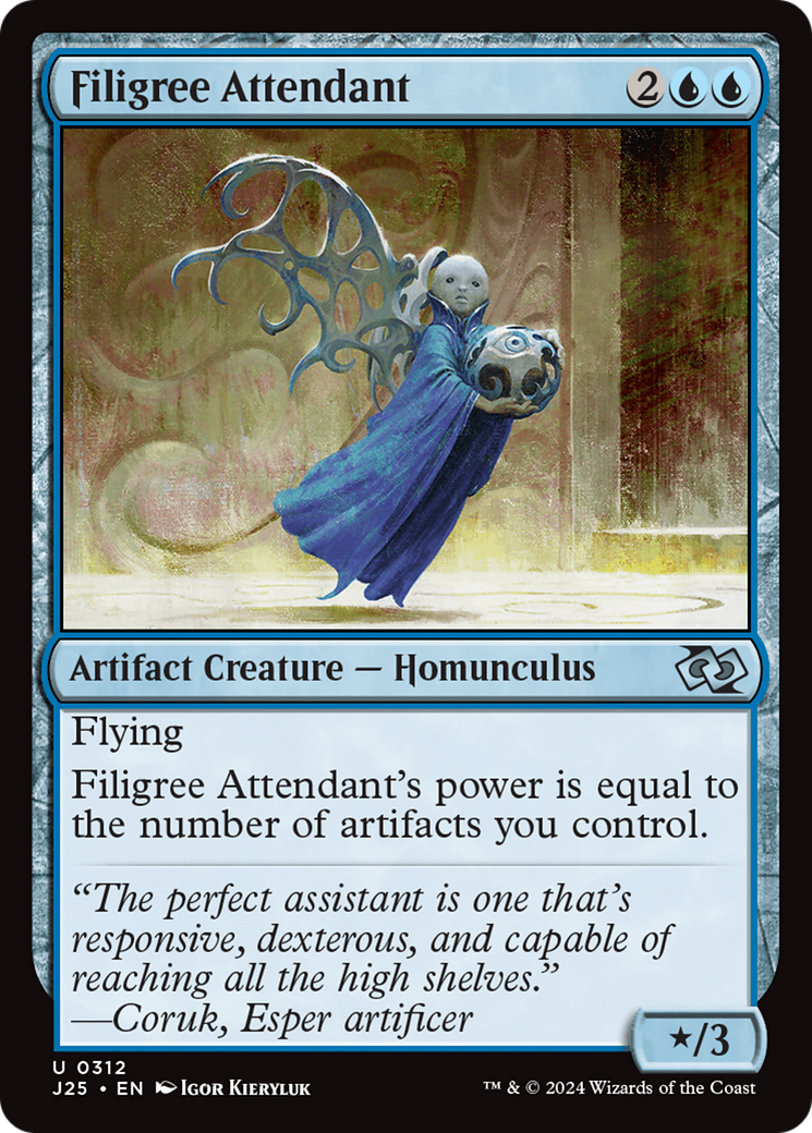 Filigree Attendant [Foundations Jumpstart] | PLUS EV GAMES 