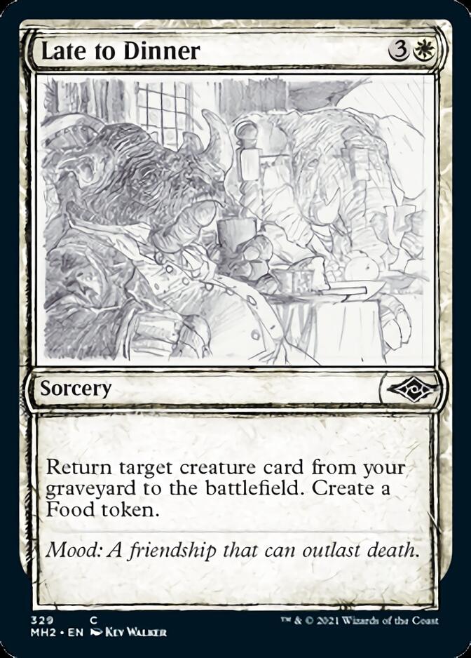 Late to Dinner (Sketch) [Modern Horizons 2] | PLUS EV GAMES 